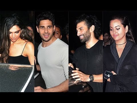 SPOTTED: Deepika Padukone, Aditya Roy, Sonakshi and Sidharth Malhotra Post Dinner | SpotboyE
