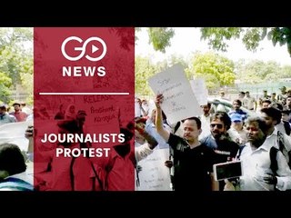 Journos Protest Against Scribe's Arrest