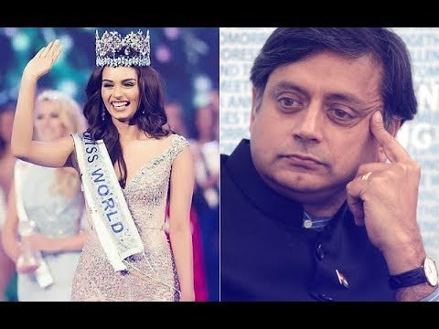Manushi Chhillar REACTS To Shashi Tharoor’s Tweet; Politician APLOGISES | SpotboyE