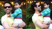 SPOTTED: Tusshar Kapoor with his Little Munchkin Laksshya Kapoor outside the Gym | SpotboyE