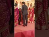 Family members getting introduced to the Prime Minister at the wedding reception