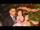 Mahendra Singh Dhoni with his Wife and Daughter Ziva Dhoni at Virat Anushka's Reception | SpotboyE