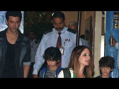 SPOTTED- Hrithik Roshan and Sussanne Khan Post Dinner in Bandra | SpotboyE