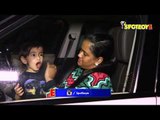 SPOTTED- Sooraj Pancholi, Arpita Khan with Baby Ahil at Yauatcha | SpotboyE
