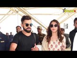 SPOTTED: Virat Kohli and Anushka Sharma Leave for Mumbai from Delhi  | SpotboyE