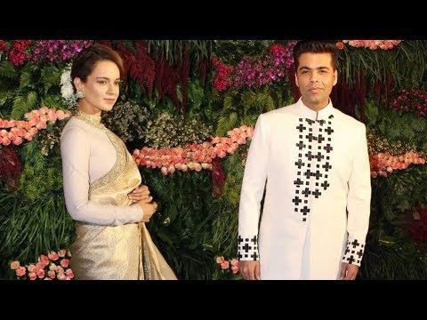 Kangana Ranaut LEAVES HURRIEDLY To AVOID An Encounter With Karan Johar At Virushka’s Reception