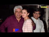 SPOTTED: Alia Bhatt Post Meeting with Javed Akhtar at his House in Juhu | SpotboyE