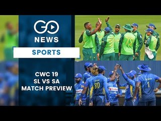 ICC CWC 19 Sri Lanks vs South Africa (Preview)