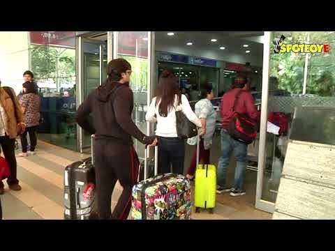 SPOTTED- Karan Patel & Ankita at Mumbai airport heading to Goa | SpotboyE