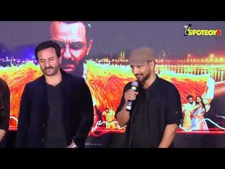 UNCUT-Saif Ali Khan's Kaalakaandi Swagpur Ka Chaudhary Song Launch | SpotboyE