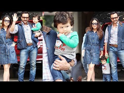 Kareena Kapoor, Saif Ali Khan and Baby Taimur Arrived at Kapoor's Annual Christmas Brunch | SpotboyE