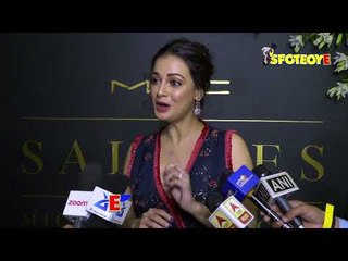 Dia Mirza: I will watch PADMAAVAT First and Padman Later at Mickey Contractor's MAC Party | SpotboyE