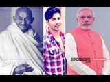 Varun Dhawan Seeks Mahatma Gandhi & Narendra Modi’s Blessings For ‘Sui Dhaaga’ | SpotboyE