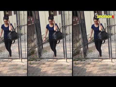 SPOTTED: Shraddha Kapoor Post a Gym Session | SpotboyE