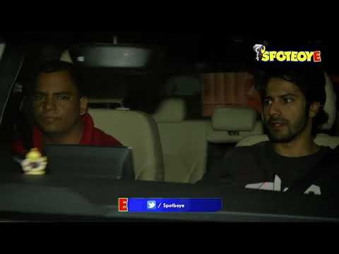 SPOTTED: Varun Dhawan with Girlfriend Natasha Dalal on a Movie Date | SpotboyE