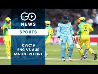 CWC19 England Vs Australia Match Report