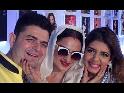 Rekha at Dabboo Ratnani's Calendar Launch 2018 | SpotboyE