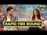 Sidharth Malhotra and Rakul Preet Singh Rapid Fire Round | Aiyaary | SpotboyE