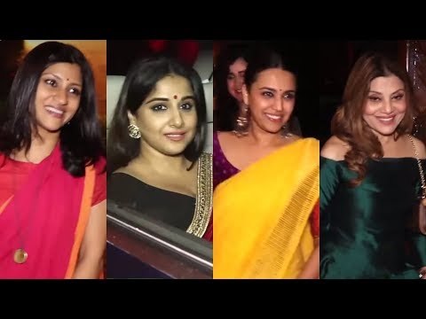 SPOTTED: Vidya Balan, Konkana Sen Sharma, Swara Bhaskar & others at Amitabh's House | SpotboyE