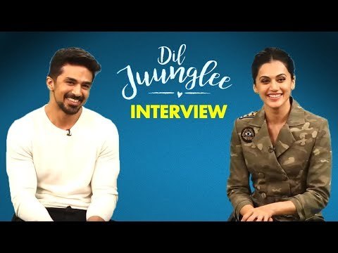Taapsee Pannu and Saqib Saleem Interview for Dil Juunglee Movie | SpotboyE
