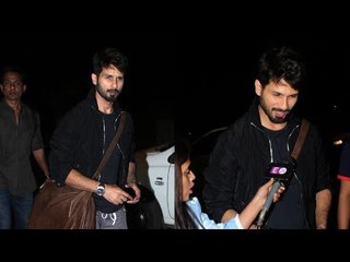 SPOTTED: Shahid Kapoot at the Airport | SpotboyE