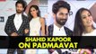 Shahid Kapoor and Mira Rajput on Padmaavat at HT Most Stylish Awards 2018 | SpotboyE