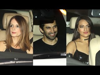 Sussanne Khan,Sonakshi Sinha, Aditya Roy Kapur Attend Karan Johar's Valentine's Day Party | SpotboyE