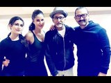 Aamir Khan, Katrina Kaif and Fatima Sana Shaikh at ‘Thugs Of Hindostan’ dance rehearsals | SpotboyE