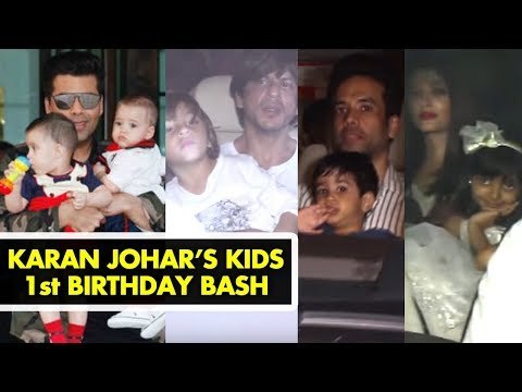 Shahrukh Khan, Deepika Padukone, Aishwarya Rai, Varun Dhawan at Karan Johar's Kids Birthday Bash