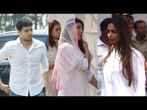 Sidharth Malhotra, Jacqueline Fernandez, Malaika Arora At Sridevi’s Prayer Meet | SpotboyE