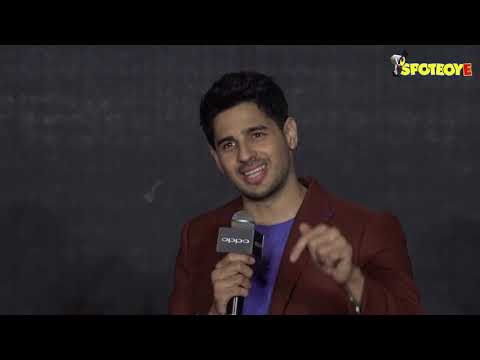 UNCUT- Sidharth Malhotra at an OPPO F5 event | SpotboyE