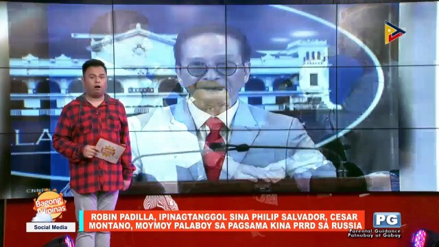 FIFIRAZZI: Robin Padilla,ipinagtanggol sina Philip Salvador at iba pa sa pagsama kina PRRD sa Russia