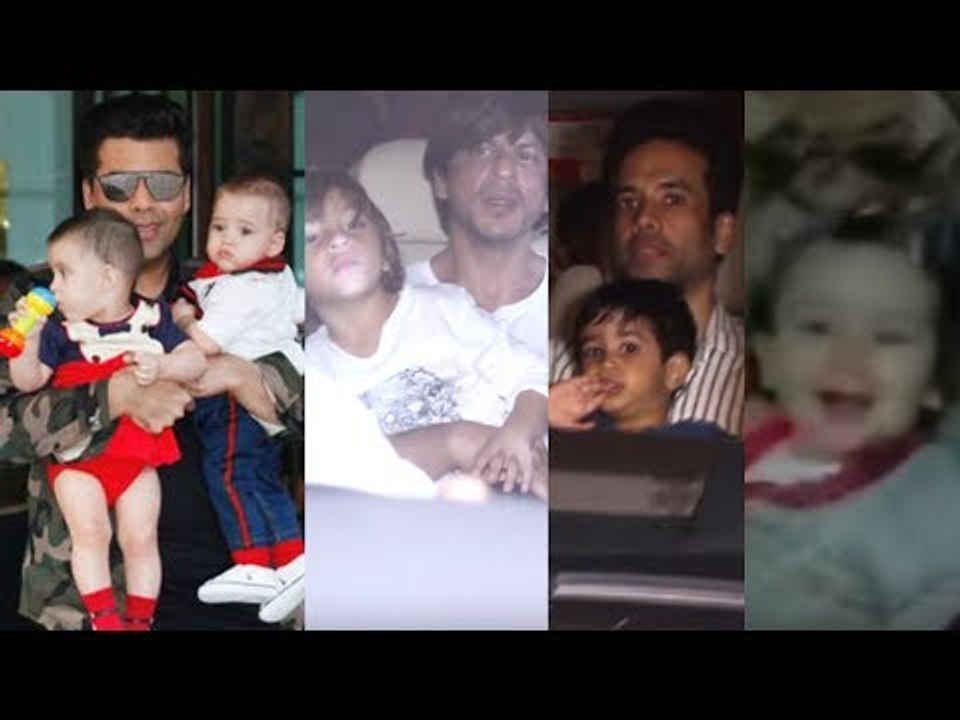 Munchkins Taimur Khan, Abram, Misha Kapoor, Deepika, Shahrukh, attend Yash & Roohi's birthday
