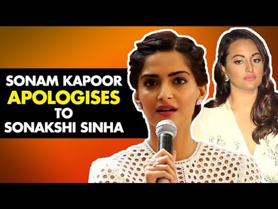 “I Am Sorry,” Sonam Kapoor APOLOGISES To Sonakshi Sinha | SpotboyE