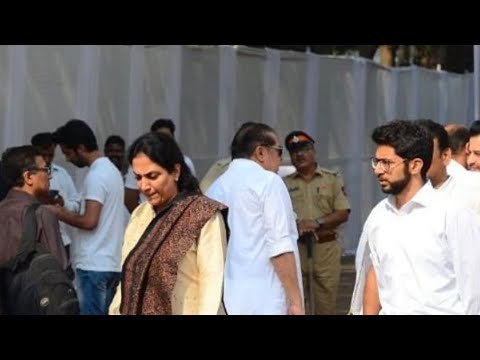 Aditya Thackeray with Mom At Celebration Club for Sridevi’s Prayer Meet | SpotboyE
