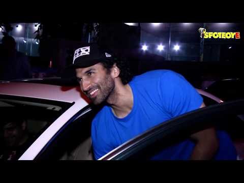 SPOTTED: Aaditya Roy Kapur & Sonali Bendre With Family At PVR Cinema | SpotboyE