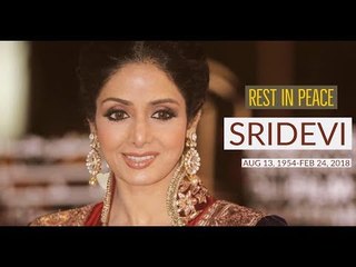 Legendary Actress Sridevi Passes Away at age of 54 | SpotboyE