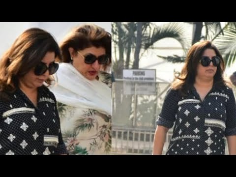 Farah Khan Reached at Celebration Club for Sridevi’s Prayer Meet | SpotboyE