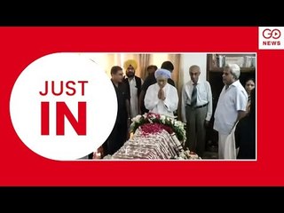 JUST IN: Ex PM Manmohan Singh At Late Sushma Swaraj's Residence