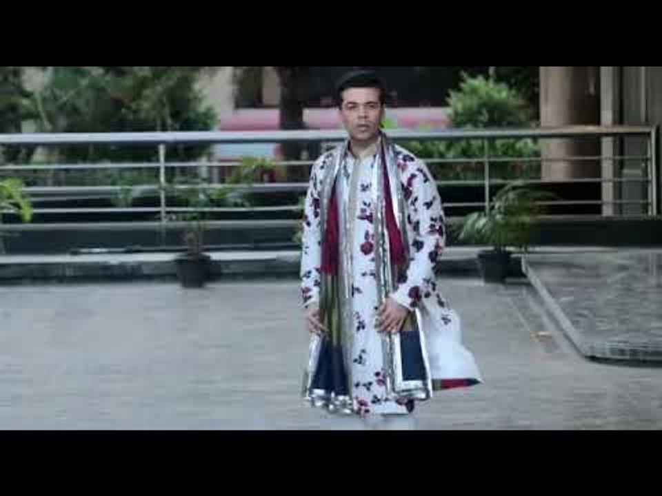 Karan Johar arrives for Sonam Kapoor's Mehendi & Sangeet ceremony | SpotboyE