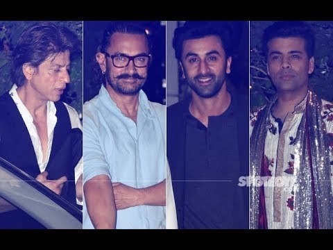 Ranbir Kapoor, Shahrukh & Aamir Khan, Karan Johar At Mukesh Ambani's Daughter Isha's Engagement