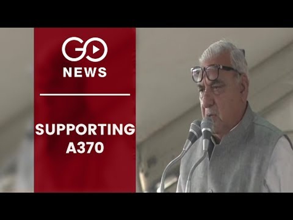 Bhupinder Singh Hooda On Article 370