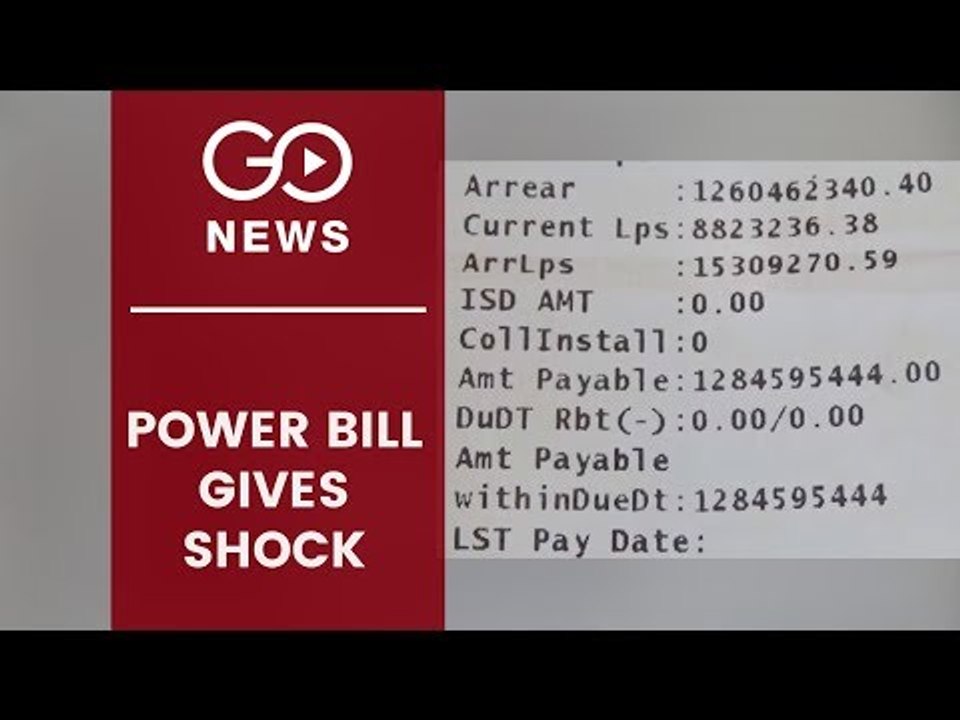 Electricity Bill Shocker