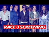 Bobby Deol, Salman Khan, Anil Kapoor, Jacqueline Fernandes others attend RACE 3 Screening | SpotboyE