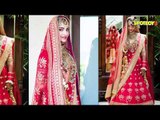 SonamkiShaadi : Sonam Kapoor Looks Ethereal In a Red Lehenga | SpotboyE