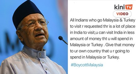 Dr M ulas #boycottMalaysia