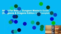 About For Books  Dungeon Master's Guide (Dungeons & Dragons Edition 3.5) Complete