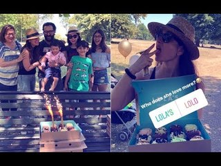 Taimur, Kareena Kapoor, Saif Ali Khan Celebrate Karisma’s Birthday At A Park In London | SpotboyE