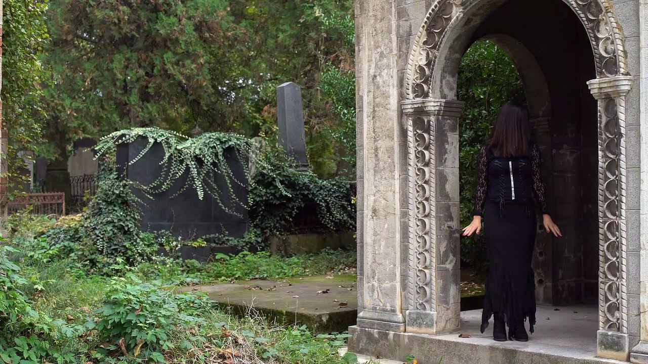 A Witch In A Cemetery
