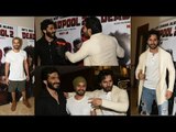 Varun Dhawan, Kunal Kemmu & Harshvardhan Kapoor at the Screening of 'Deadpool 2' | SpotboyE